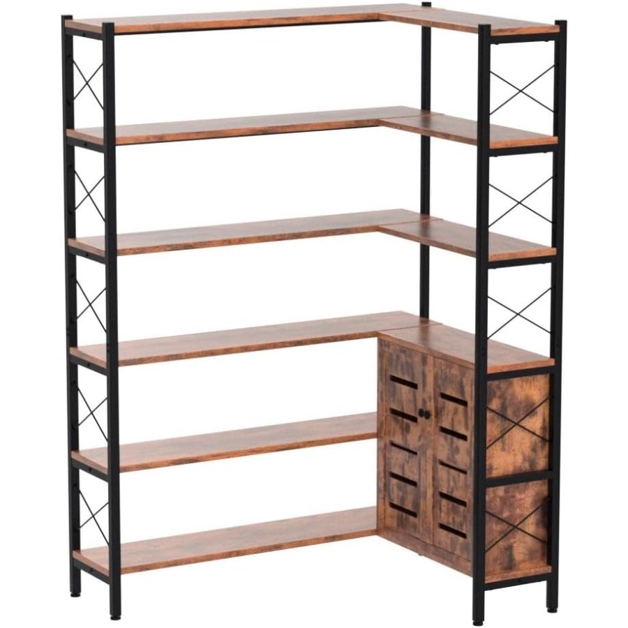 Oturma Odası için 6 Raflı Köşe - Bookshelf incelemesi ve fiyatı