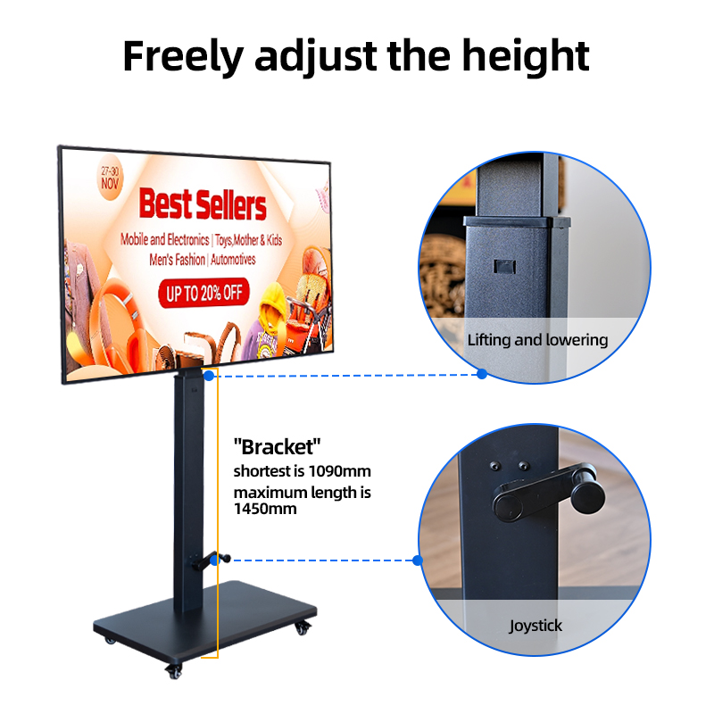 55 İnç Taşınabilir 4K Animasyo - Monitor Stand incelemesi ve fiyatı
