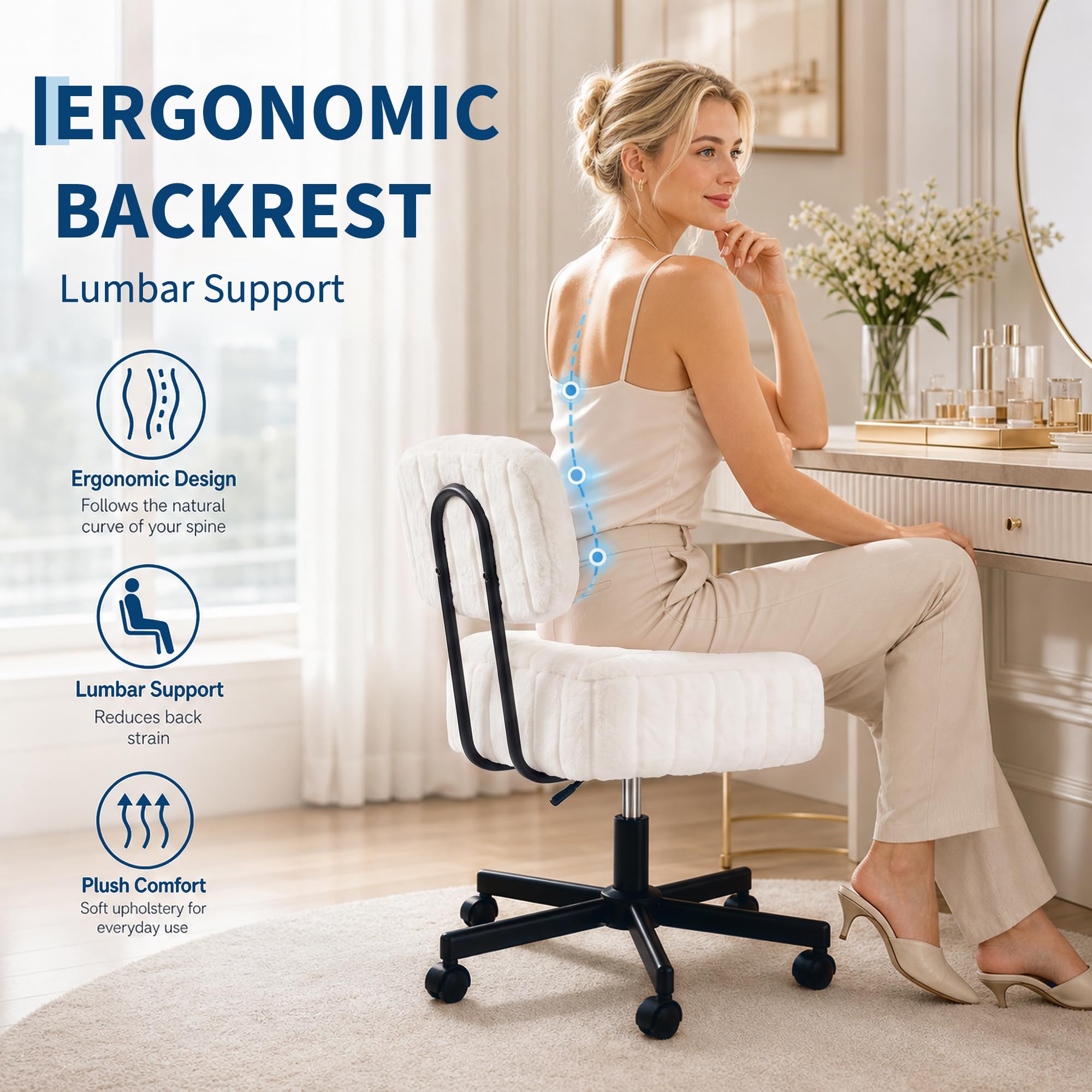 Depolama Alanlı Makyaj Koltuğu - Office Stool incelemesi ve fiyatı