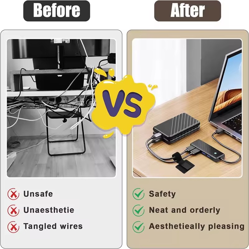 Yapışkanlı Masa Altı Kablo Bağ - Desk Organizer incelemesi ve fiyatı