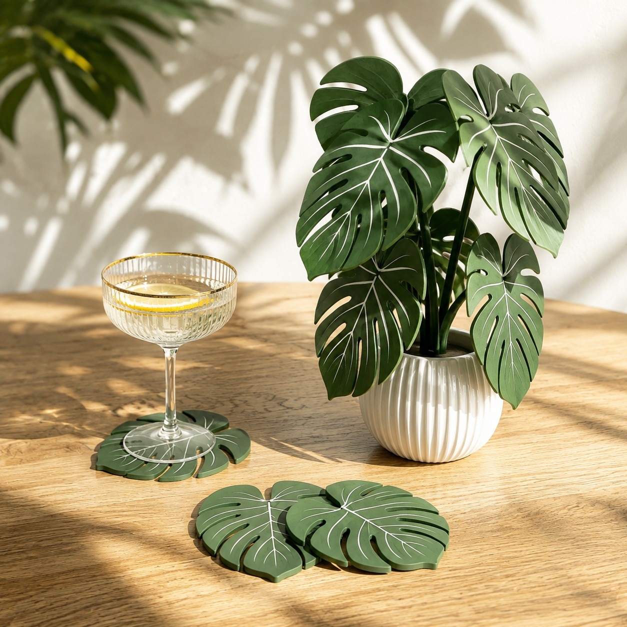 Monstera Bitki Bardak Altlıkla - Office Furniture Brands incelemesi ve fiyatı