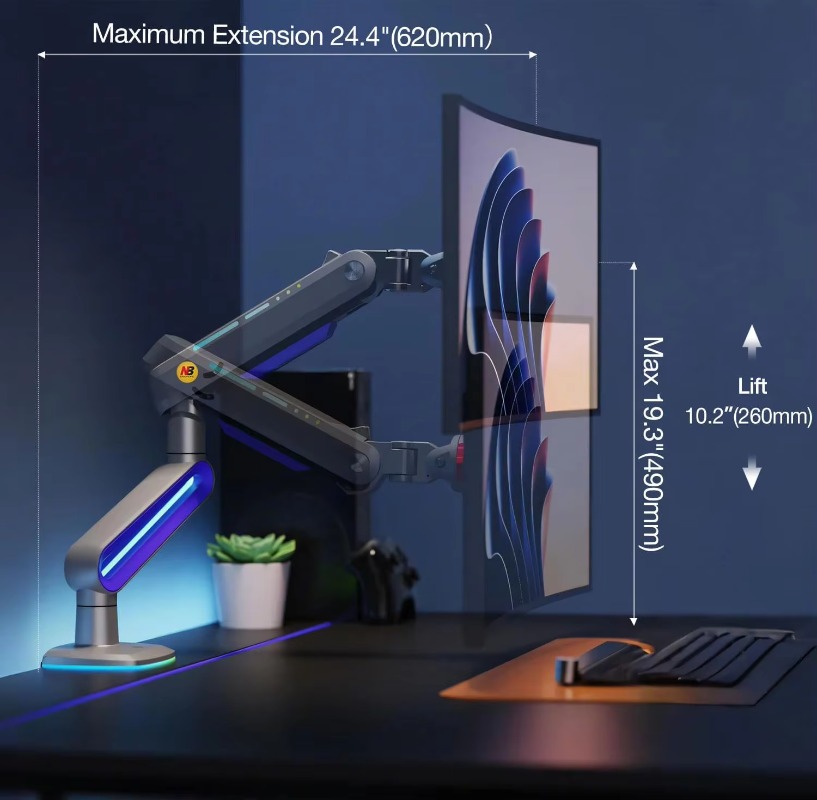 ERGONOMİK Oyun Monitörü Kolu,  - Monitor Stand incelemesi ve fiyatı
